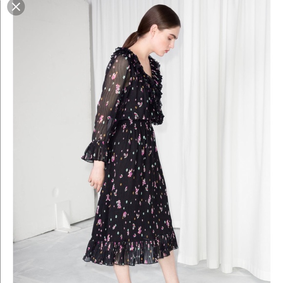 & Other Stories Dresses & Skirts - & other stories Paris Atelier wrap ruffle midi 2